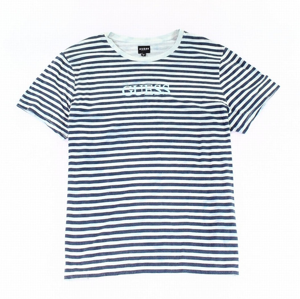 guess men's t shirt striped