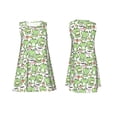 thumbnail image 7 of KLL Happy Frogs Pattern Womens Summer Dresses 2025,Loose Round Neck Sleeveless Sundresses Tank Dresses with Pockets, 7 of 7