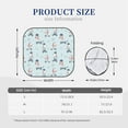 thumbnail image 3 of Daiia Poodle Playing Skateboard 2PCS Car Windshield Sun Shade, Foldable Sun Shield for Car Front Window, Auto Sun Blocker Visor Protector Universal for Truck SUV Pickup-Small, 3 of 7