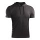 thumbnail image 5 of TFixol 2PCS Hombres Verano Deportes Camiseta Color Sólido Con Capucha Manga Corta, 5 of 8