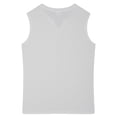 thumbnail image 4 of Zaldita Men's Gym Bodybuilding Stringer Tank Tops V Neck Ribbed Knit Sports Tee Athletic Sleeveless White XXL, 4 of 7