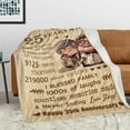 thumbnail image 4 of 50th Anniversary Blanket Gifts - Gift for 50th Wedding Anniversary - Golden 50 Years of Marriage Gifts for Dad, Mom, Grandpa, Grandma, Grandparents - 50th for Husband Wife 60"X 50", 4 of 5