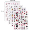 thumbnail image 2 of 8 Sheets Flower Nail Sticker Nail Art Daisy Nail Sticker Decoration Adhesive Manicure (c), 2 of 5