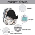thumbnail image 4 of Dachshund Dog Boston Terrier Dog Backpack for School,Cute School Bag,Schoolbag with Adjustable Shoulder Straps & Padded Back,15.3"x11"x7.1".﻿, 4 of 6