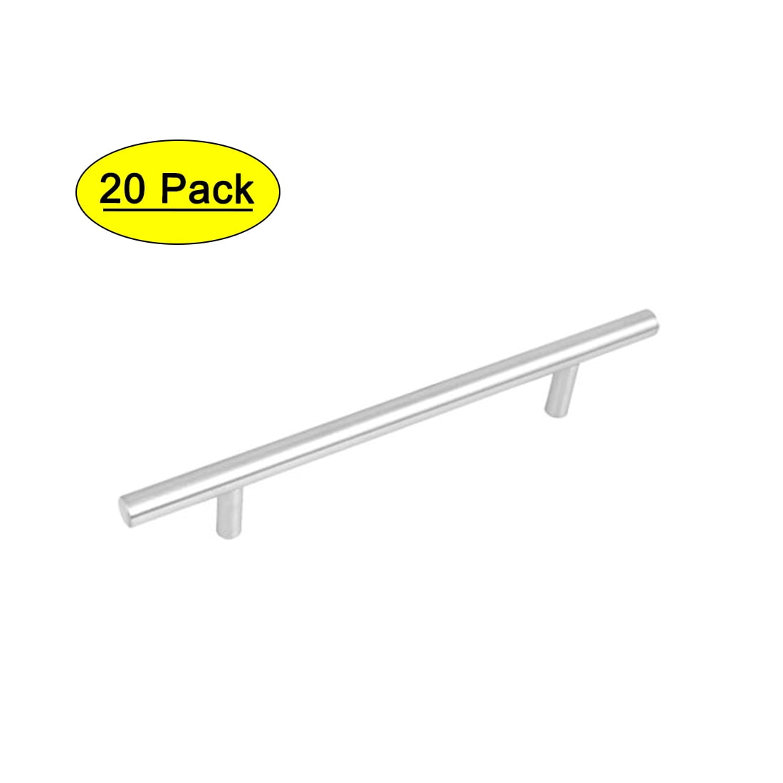 Uxcell Stainless Steel T Bar Pull Handle0.16" Hole Diameter20 Pack