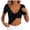 Black, variant on Womens Short Sleeve Shirts with Built in Bra V Neck Basic T-Shirts Workout Yoga Tops Athletic Shelf Bra Tops Padded (Black, L)
