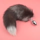 thumbnail image 5 of Fox Tail Big Butt Plug Metal Anal Plug Juguetes eróticos TFixol negro y m, 5 of 7