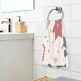 thumbnail image 3 of Yayeee 100% Cotton Hand Towels for Bathroom 16" x 28" Soft Absorbent Kitchen Towel, Beige Christmas Candy Canes, 3 of 7