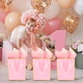 24 Pack Pink Gold Metallic Paper Gift Bags With Handles and Tissue ...