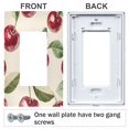 thumbnail image 3 of Yayeee Rocker Switch Wall Plate 2-Gang 4.7"x4.6" Home Decorative Outlet Cover, Cute Cherry, 3 of 6