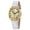 Gold Fabric, variant on Gold Watch for Women, Casual Women Quartz Watch with Nylon Strap, Small Seconds Hand, Fashion Women's Wristwatch, Waterproof Classic Ladies Watch, Light Blue