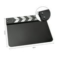 thumbnail image 3 of Acrylic Clapperboard Film Clapboard Movie Director's Slate Cut Action Scene, 3 of 6