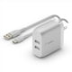 thumbnail image 1 of Cargador De Pared 2 Puertos USB A con cable tipo C Belkin, 1 of 6