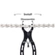 thumbnail image 3 of Alicates para cadenas Herramienta de eslabones de cadena de bicicleta con gancho MTB Cadena de cicli Tomshoo  Alicates para cadenas, 3 of 7