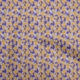 thumbnail image 1 of oneOone Cotton Cambric Violet Fabric Asian Quilting Supplies Print Sewing Fabric By The Yard 42 Inch Wide, 1 of 5
