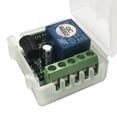 thumbnail image 4 of Interruptor de Inalámbrico Seguro de 12 V CC, Interruptor Remoto de 433 Mhz para Sistema de Control Remoto, Puertas de Garaje (transmisores Y Rec Botonera de metal con 2 botones. Soledad Interruptor de control remoto inalámbrico, 4 of 8