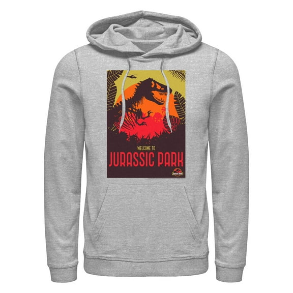 Men's Jurassic Park Welcome Guest Pull Over Hoodie