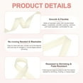 thumbnail image 2 of Double Fold Bias Tape , 1 Inch x 25 Yard Piping Trim Fabric Binding Tape for Sewing, Apply to Seaming, Hemming, Binding, Quilting, DIY Craft Accessories (Beige), 2 of 6