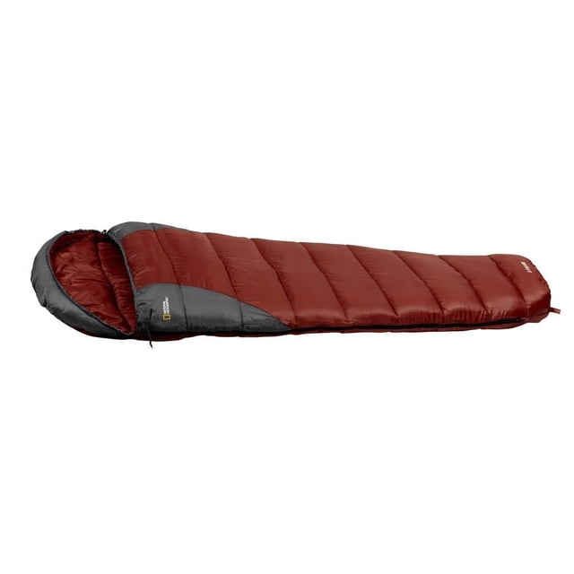 Sleeping Bag Bolsa De Dormir Camping Nat Geo Stream Rojo