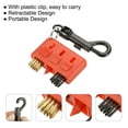 thumbnail image 5 of Unique Bargains 3 in 1 Portable Clip Retractable Dust Groove Cleaner Golf Club Brush Red 2 Pack, 5 of 5