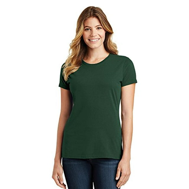Port & Company ® T-Shirt Préféré des Fans pour Dames. Lpc450 m Vert Forêt