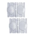 thumbnail image 1 of Moldes de plástico para velas, 2 uds., moldes para velas de vieiras, cera hecha a mano, moldes de jabón de cera de , artesanía de arcilla, Sunnimix Molde de vela, 1 of 8