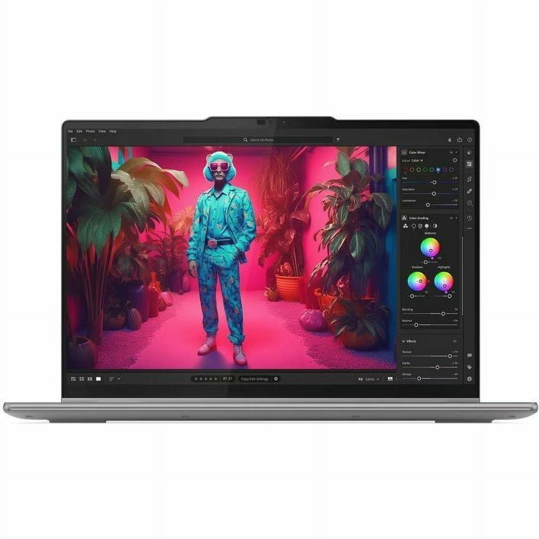 Lenovo - Yoga 7 2-in-1 14" 2K Touchscreen Laptop - AMD Ryzen 7 8840HS with 16GB Memory - 1 TB SSD - Artic Grey