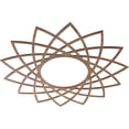 thumbnail image 2 of Ekena Millwork 36"OD x 13 7/8"ID x 3/8"T Eleanor Wood Fretwork Pierced Ceiling Medallion, Walnut, 2 of 3