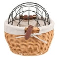 thumbnail image 1 of Basket Frame Removable Cycling Front Carrier Bag Pet Carrier Bag, 1 of 8