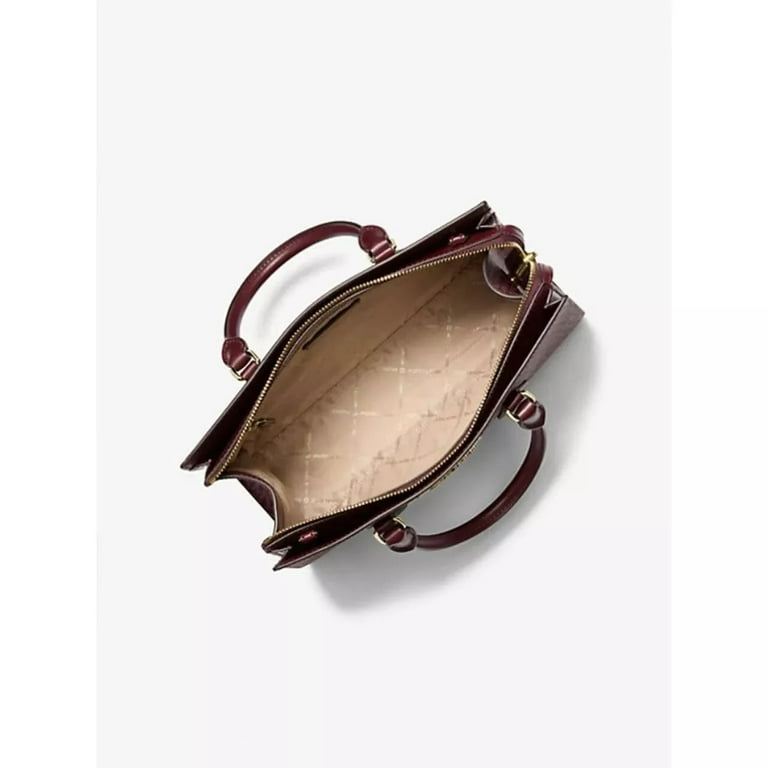 Bradshaw Medium Logo and Leather Messenger Bag | Michael Kors