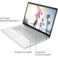 thumbnail image 4 of HP 17 17.3" FHD Windows 10 Pro Business Laptop Computer, Hexa-Core AMD Ryzen 5 5500U up to 4.0GHz (Beat i5-1135G7), 16GB DDR4 RAM,256GB PCIe SSD, AC WiFi, Fingerprint Reader, USB PEN, 4 of 8
