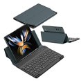 thumbnail image 1 of Étui en Cuir Compatible avec Samsung Galaxy Z Fold 4, Clavier Bluetooth Sans Fil Clavier Portable, 1 of 1