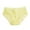 Yellow, variant on Women Lace Sexy Panties Hollow Mesh Bow Low Waist Underwear - Polyester Nylon Spandex Blend, One Size Fits 40-60KG, Ideal for Sexy&Club Style