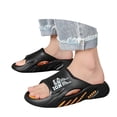 thumbnail image 3 of Bibifish Mens Slide Sandals Massage Insole Breathable Open Toe Slippers Casual Outdoor Beach Comfort Shoes, 3 of 7