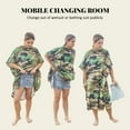 thumbnail image 5 of Catalonia Microfiber Surf Poncho,Water Absorbent Changing Towel Robe,Camouflage, 5 of 8