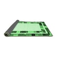 thumbnail image 2 of Ahgly Company Indoor Rectangle Abstract Emerald Green Contemporary Area Rugs, 2' x 3', 2 of 4