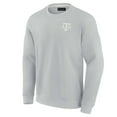 thumbnail image 2 of Unisex Fanatics Gray Texas A&M Aggies Super Soft Pullover Crew Sweatshirt, 2 of 3