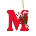thumbnail image 2 of 26 Letters Christmas Tree Decoration Pendant,Initial Christmas Christmas Tree Ornaments,Personalized DIY Alphabet Candy Cane Ornments with Hanging Rope,Christmas Decoration Xmas Tree Decor, 2 of 8