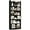 Black, variant on BOBOKY Open Bookcase Floor Standing Bookshelf Modern Display Storage Shelf for Home Office Living Room Bedroom Top Compartment Design.White,6-Tier