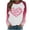 #02_Multicolor, variant on Women's Everyday Valentine Sweatshirt - Romantic Heart Graphic Print Long Sleeve Pullover, Loose Fit Casual Crewneck Top, 2026 Comfy Knit Wear & Lover Gift