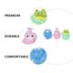 thumbnail image 3 of WEUVEB 6Ud Pelotas De Ducha De Material Duradero En Colores Surtidos Para Cómodo, 3 of 6