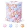 thumbnail image 1 of Bolas para piscina Heopeis Macaron Ocean, 5,6 cm, 100 unidades con bolsa, 1 of 9