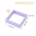 thumbnail image 2 of Uxcell 30 Pcs Press on Nail Storage Box Packaging Box Nail Display Box Case Organizer for Nail Art Jewelry Gifts Home Storage Supplies, Purple, 2 of 6