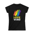 thumbnail image 3 of Love Wins LGBT Lesbian Pride Month Transgender Rainbow Gay Women Tops, 3 of 8