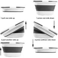 thumbnail image 3 of 2-Pack 16L/4.2 Gallon Collapsible Plastic Bucket, Foldable Mop Bucket with Handle, Portable Water Pail for House Cleaning & Car Washing, 3 of 7