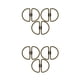 thumbnail image 2 of Llavero anillo llaveros Toystoory 6 piezas en forma de U Plata Bronce, 2 of 6