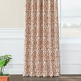 thumbnail image 3 of Half Price Drapes Printed Nouveau Rust Room Darkening Curtains for Bedroom(1 Panel), 50W X 96L, 3 of 6