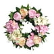 thumbnail image 2 of floral Primavera Verano s permanentes artificiales para puerta del festival de bodas Decoración de vegetación de Acción K BLESIY corona de flores, 2 of 8