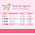 thumbnail image 5 of Pañales desechables para perros, cachorros y gatos, color rosa, 12 unidades, 36 unidades, con orificio ajustable para la cola., 5 of 5