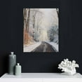 thumbnail image 5 of JRXY Canvas Wall Art Woodland Nursery Decor Winter Trees Cool Dramatic Forest Multicolor Nature Photography Rustic Picture 3, 5 of 5